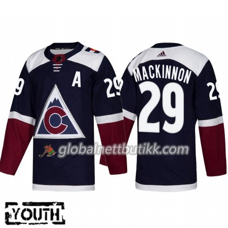 Colorado Avalanche Hockeydrakt Nathan MacKinnon 29 Alternate 2018-2019 Adidas Authentic - Barn